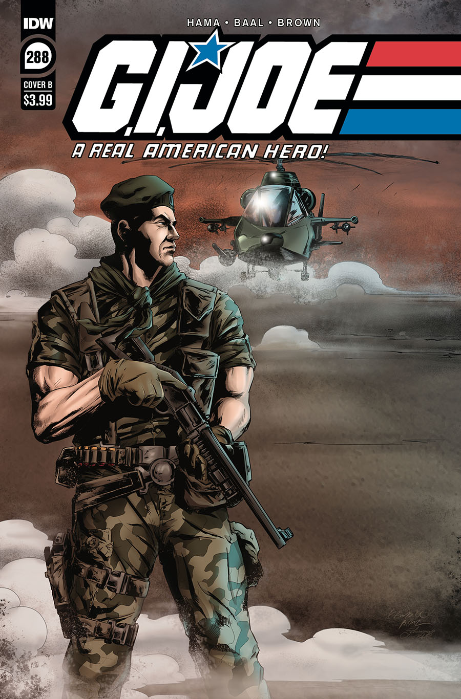 GI Joe A Real American Hero #288 Cover B Variant Kewber Baal Cover