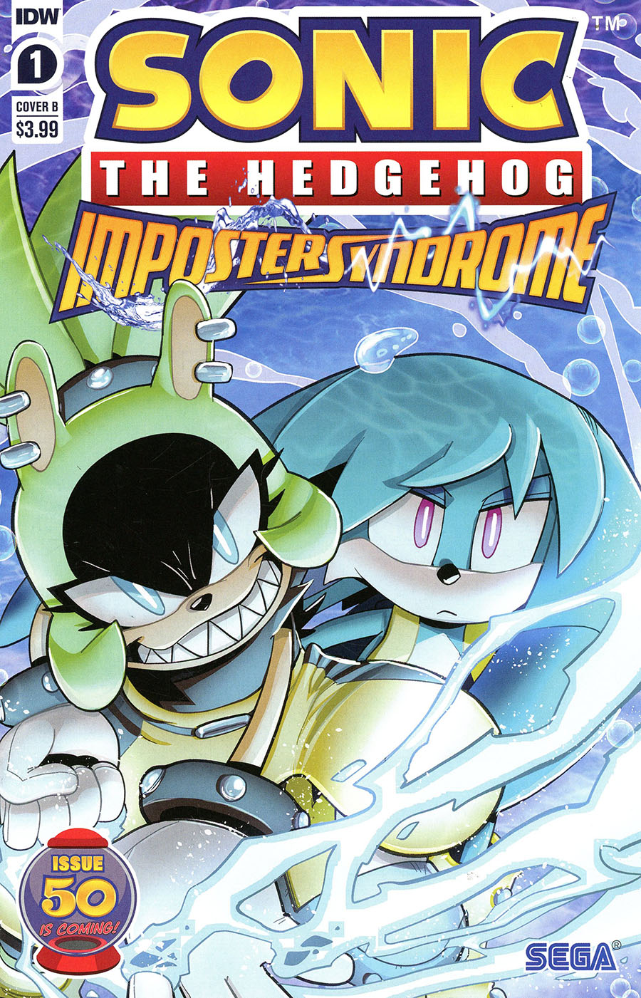 Sonic The Hedgehog Imposter Syndrome #1 Cover B Variant Thomas Rothlisberger Cover