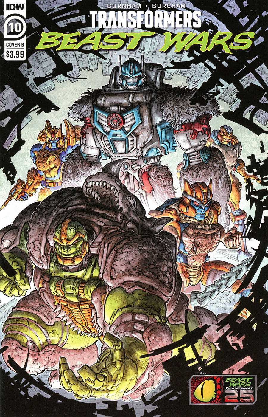 Transformers Beast Wars Vol 2 #10 Cover B Variant Freddie E Williams II Cover