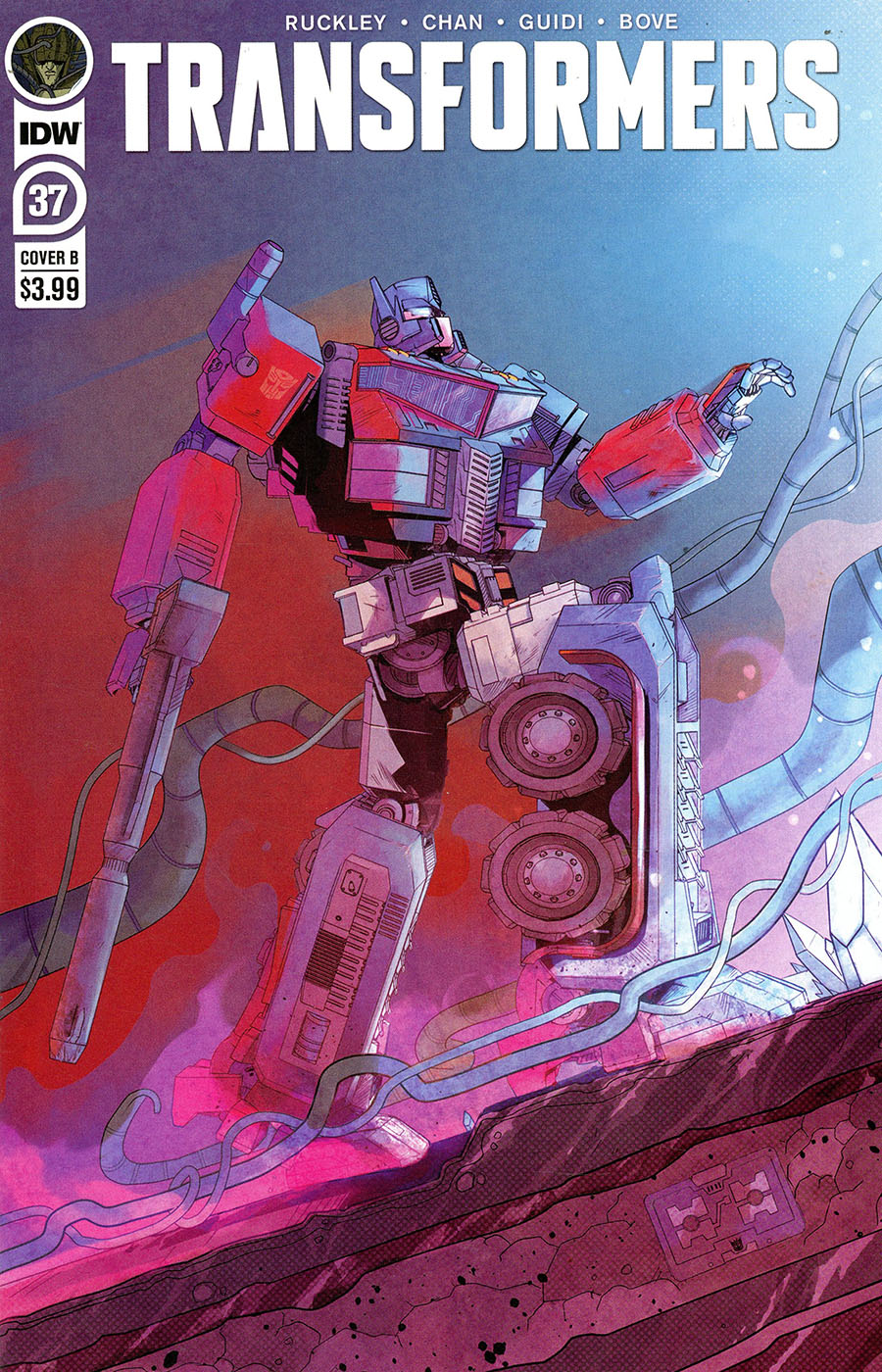 Transformers Vol 4 #37 Cover B Variant Sebastian Piriz Cover