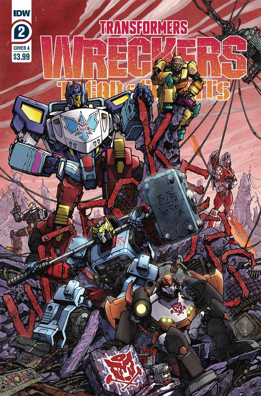 Transformers Wreckers Tread & Circuits #2 Cover A Regular Alex Milne Cover