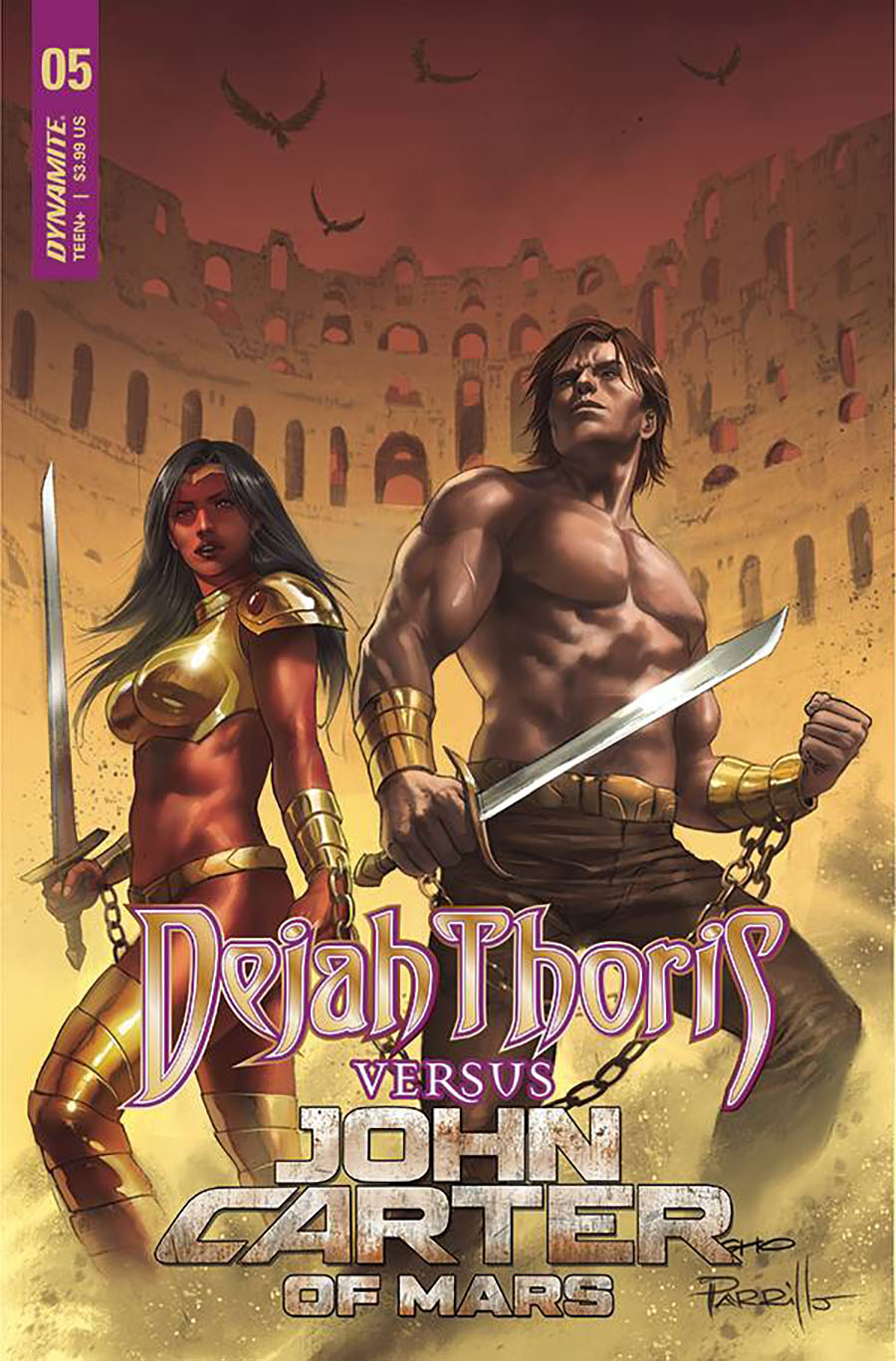 Dejah Thoris Versus John Carter Of Mars #5 Cover A Regular Lucio Parrillo Cover