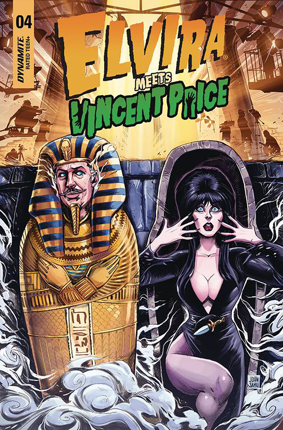 Elvira Meets Vincent Price #4 Cover B Variant Juan Samu Cover