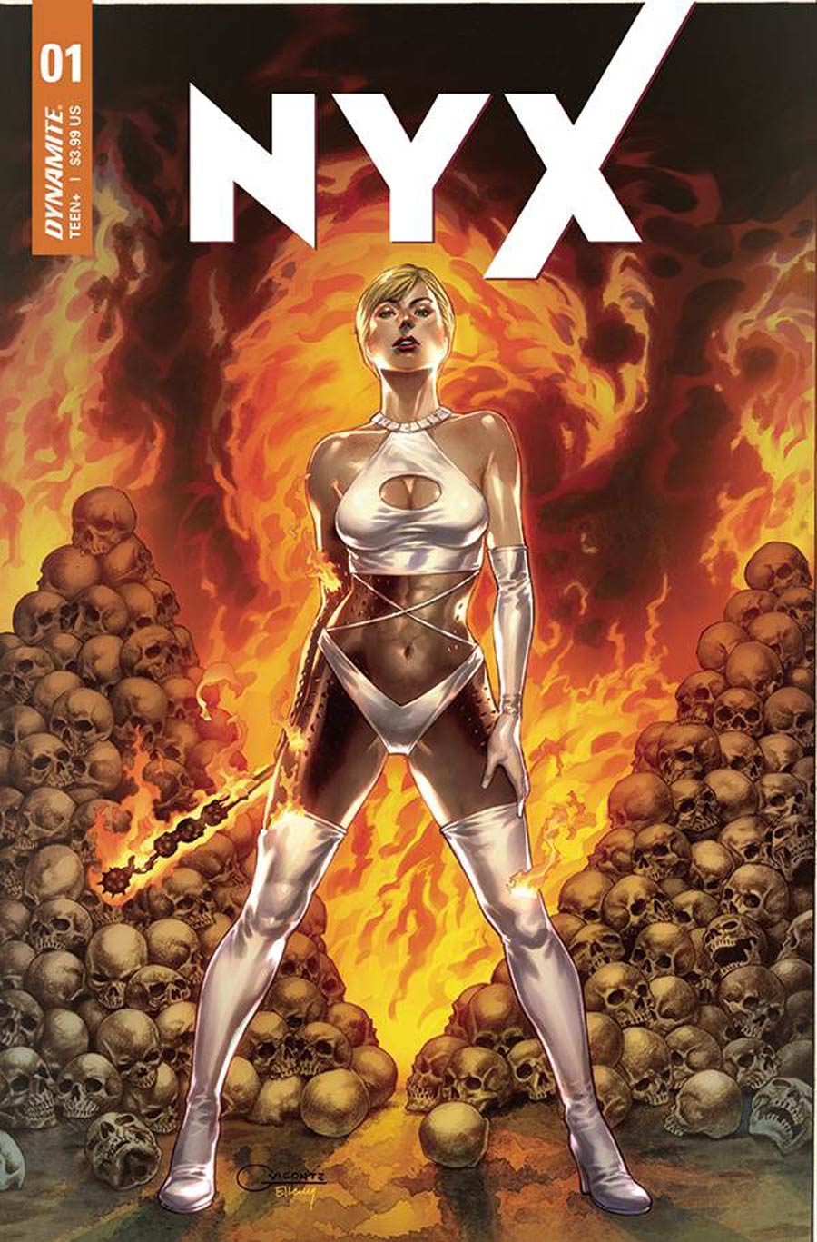 Nyx (Dynamite Entertainment) #1 Cover D Variant Greebo Vigonte Cover