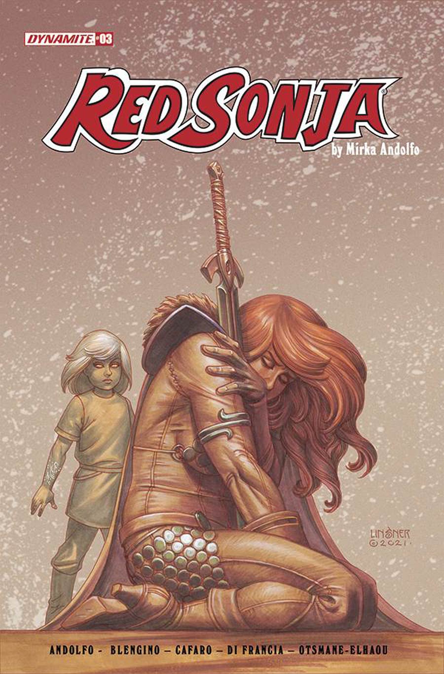 Red Sonja Vol 9 #3 Cover C Variant Joseph Michael Linsner Cover