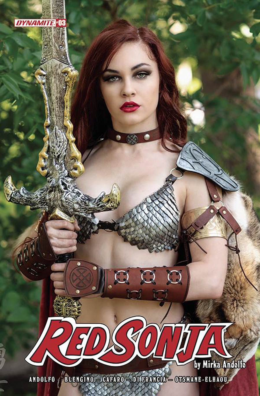 Red Sonja Vol 9 #3 Cover E Variant Tabitha Lyons Cosplay Photo Cover