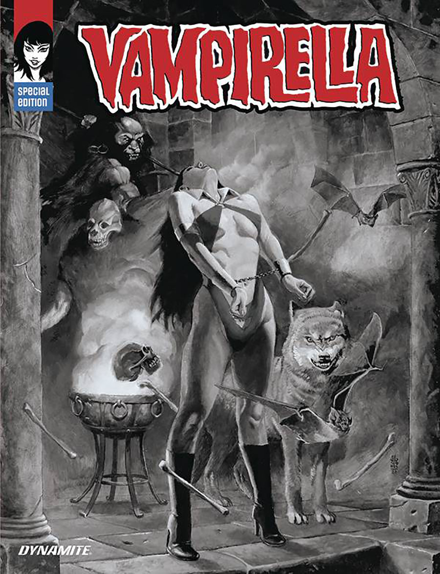 Vampirella JG Jones Special Edition Cover A Regular JG Jones Black & White Trade Dress Cover