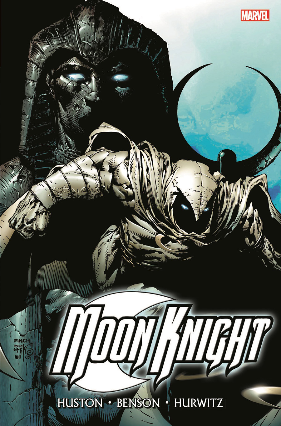 Moon Knight By Charlie Huston Mike Benson & Gregg Hurwitz Omnibus HC Book Market David Finch Cover
