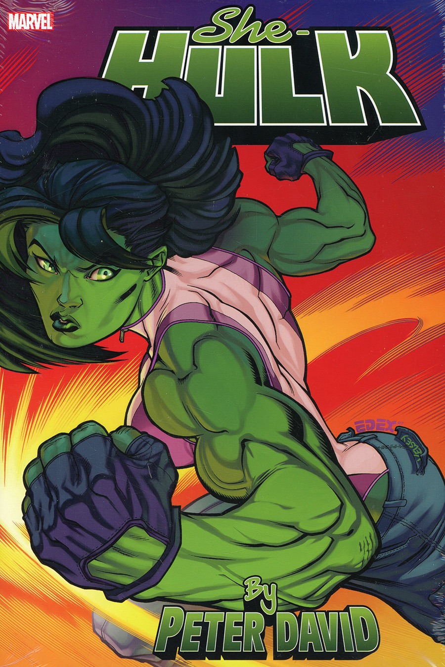 She-Hulk By Peter David Omnibus HC Direct Market Ed McGuinness Variant Cover