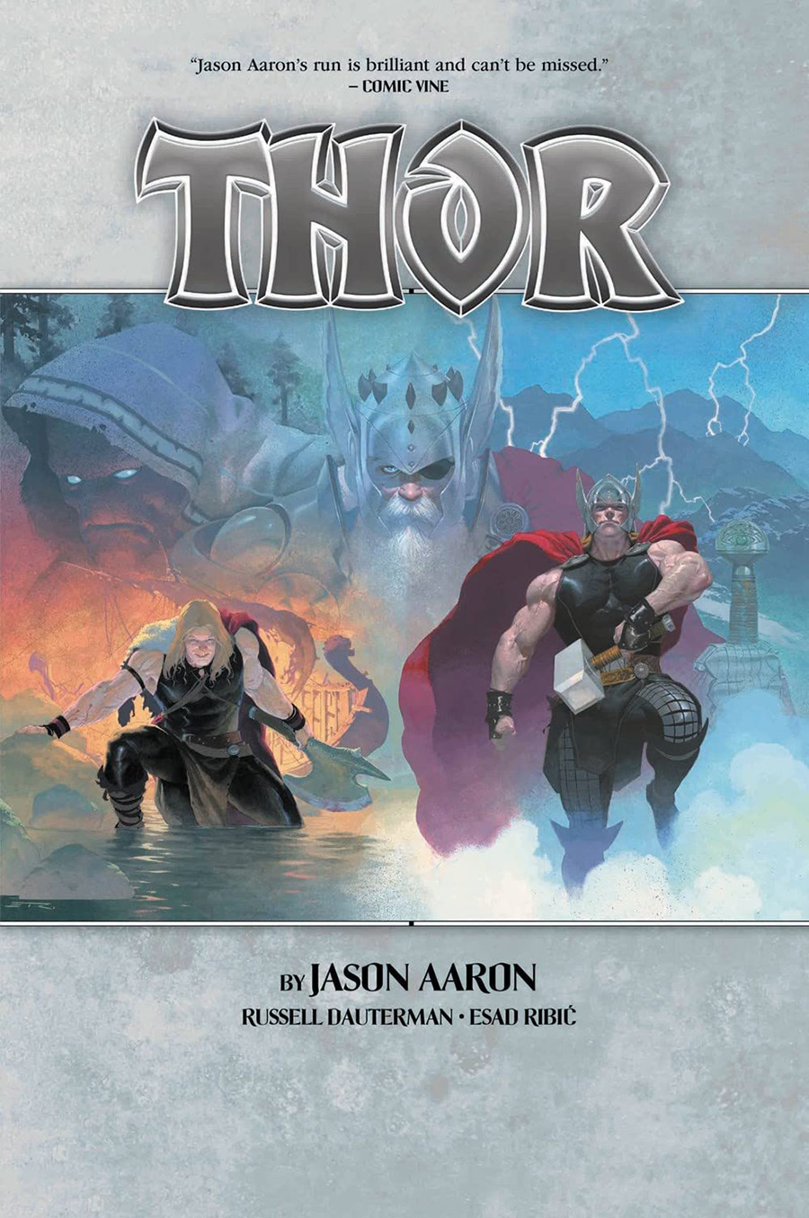 Thor By Jason Aaron Omnibus Vol 1 HC Book Market Esad Ribic Cover