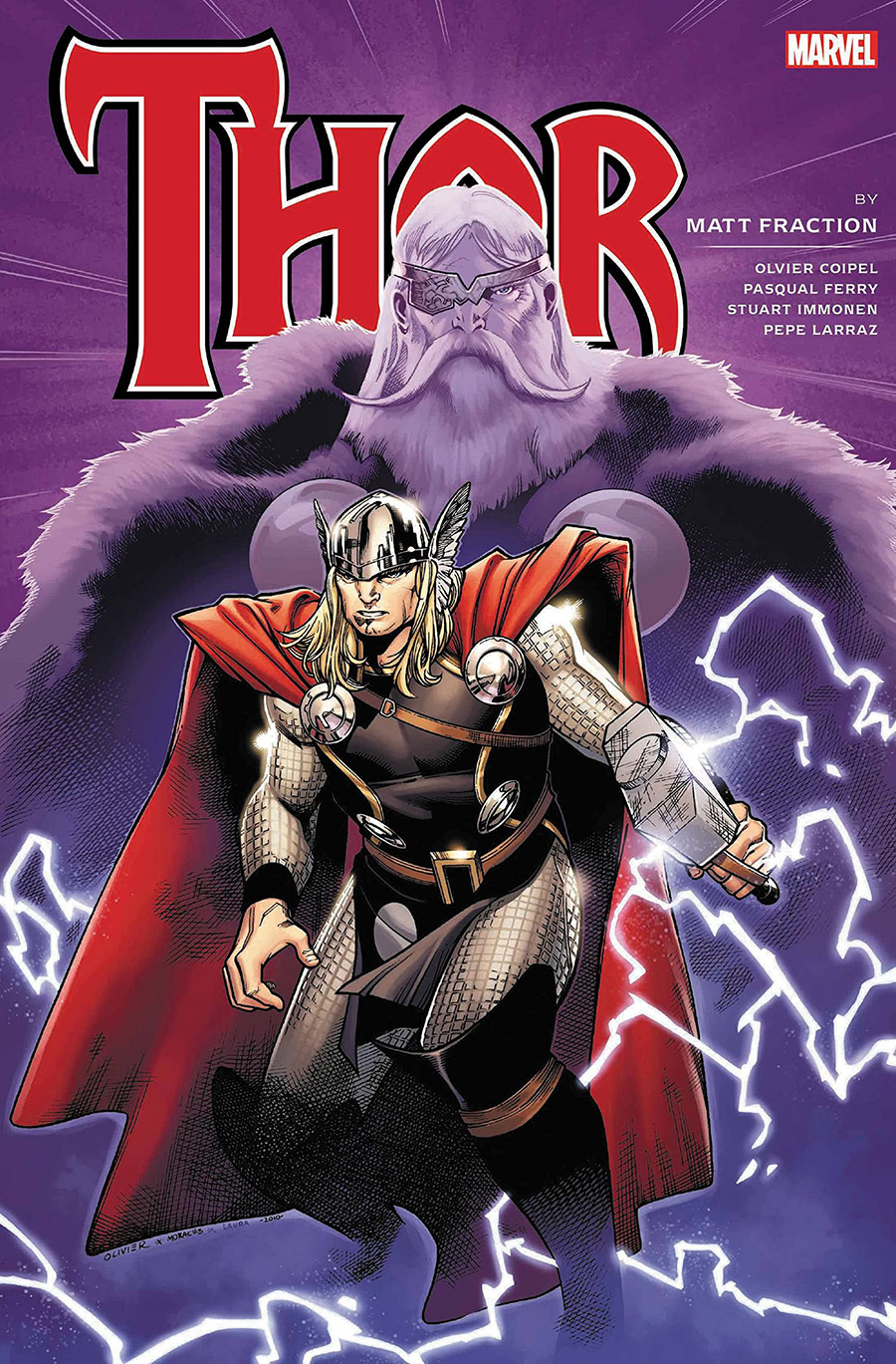 Thor By Matt Fraction Omnibus HC Book Market Olivier Coipel Cover