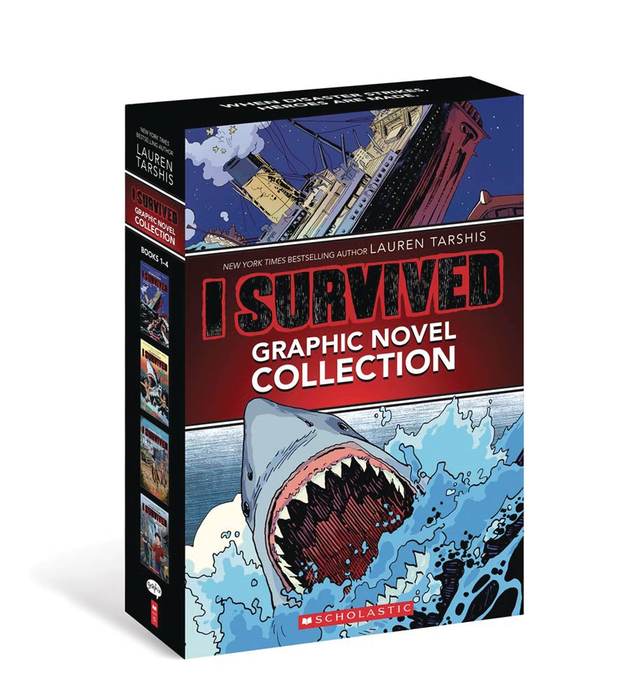 I Survived Vol 1-4 Graphic Novel Collection Boxed Set