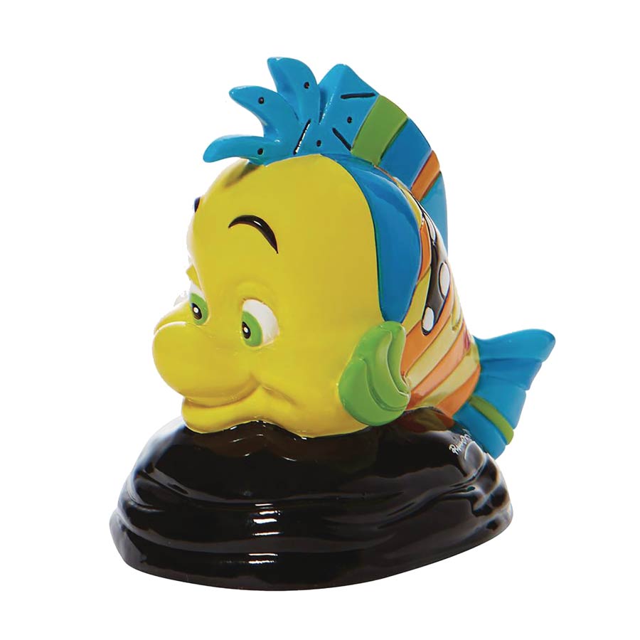 Disney By Britto Little Mermaid 2.25-Inch Figurine - Flounder