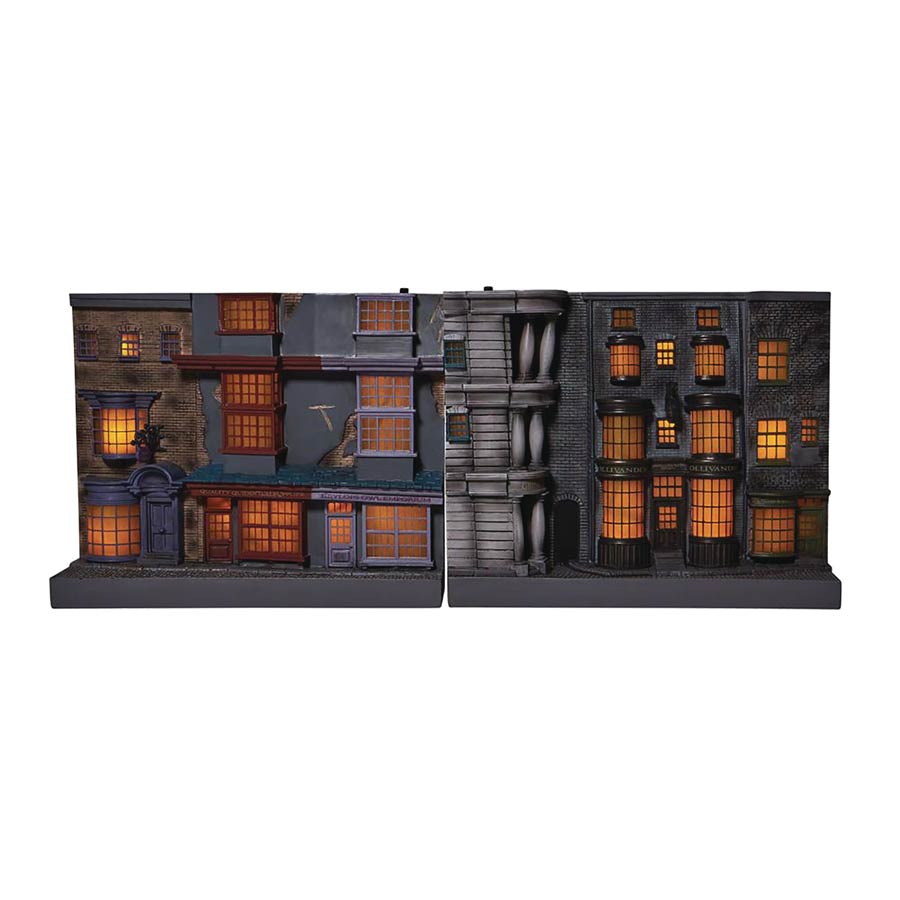 Harry Potter Wizarding World Diagon Alley Light-Up Bookends