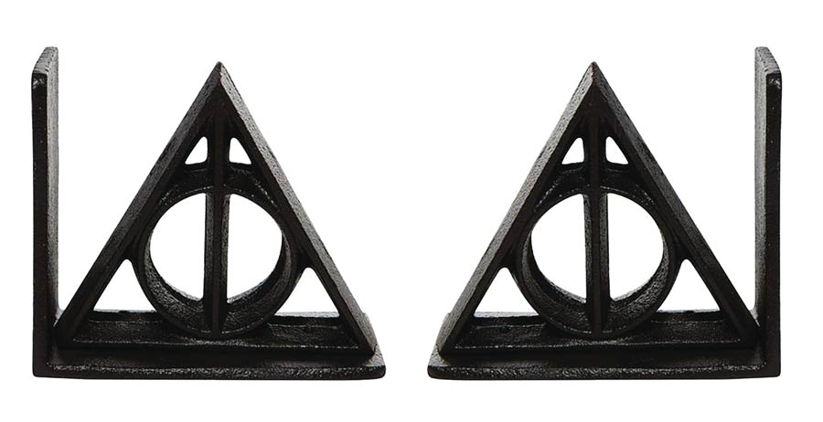 Harry Potter Wizarding World Deathly Hollows 5.25-Inch Bookends