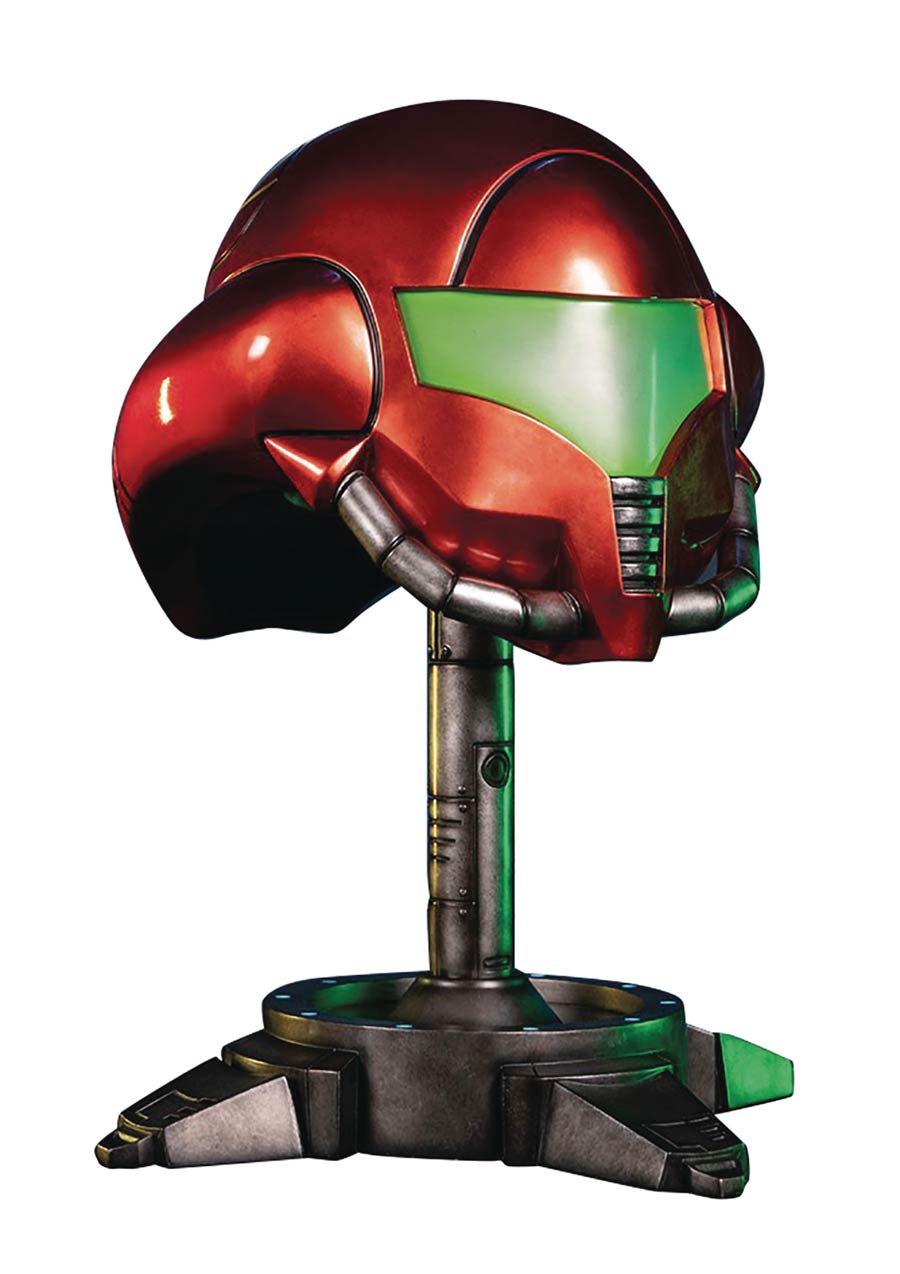 Metroid Prime Samus Helmet Resin Statue