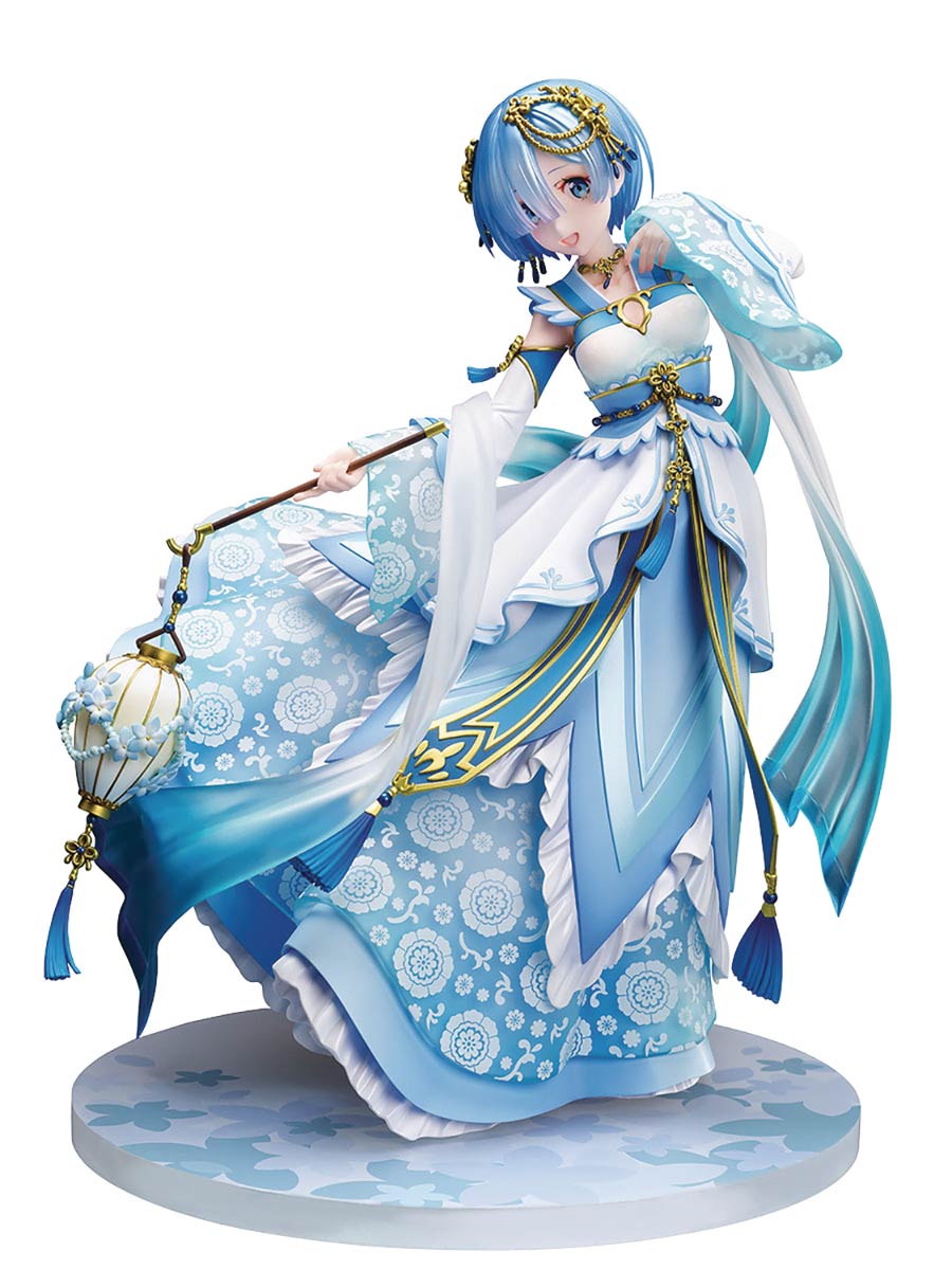 ReZero Starting Life In Another World Rem Hanfu Dress 1/7 Scale PVC Figure
