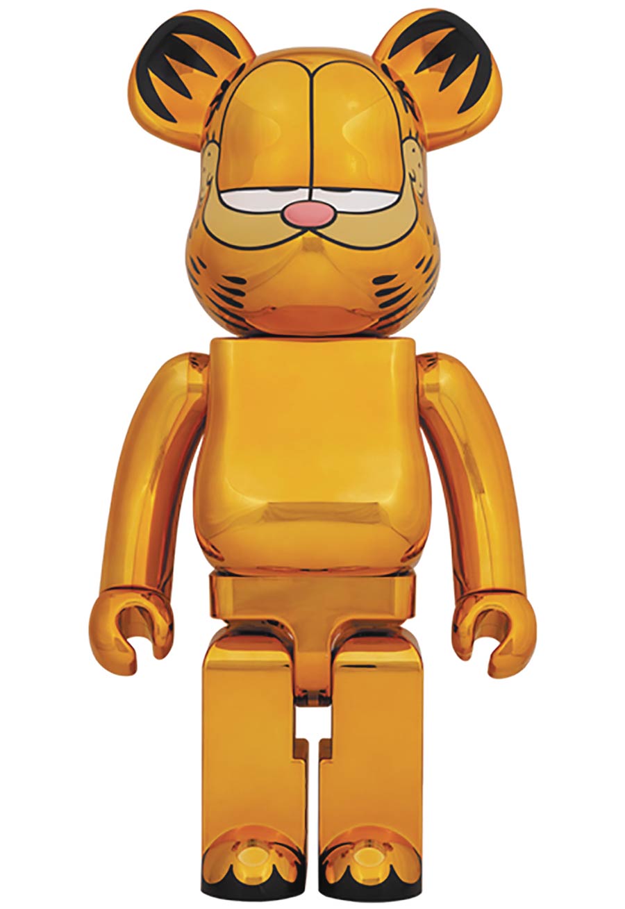 Garfield Gold Chrome 1000 Percent Bearbrick