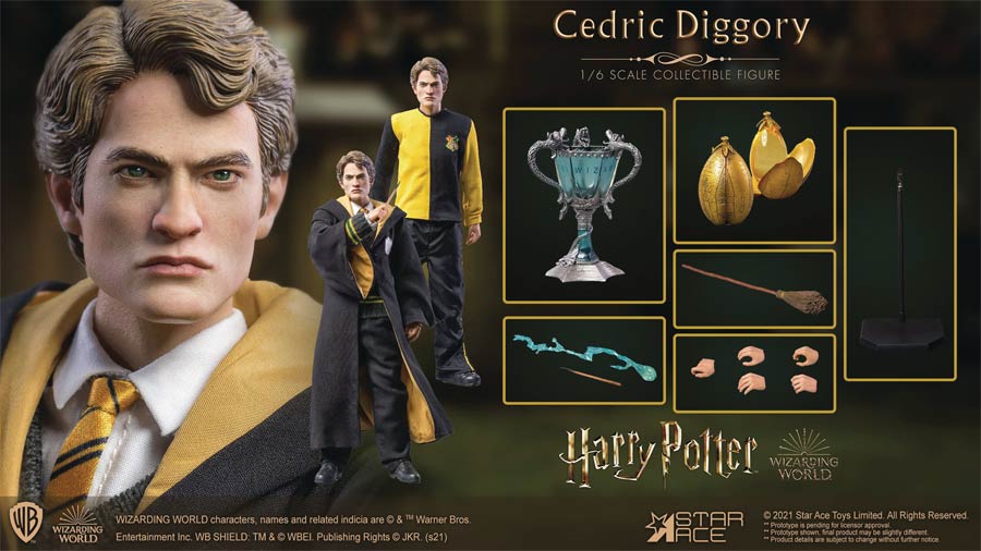 Harry Potter And The Goblet Of Fire Cedric Diggory 1/6 Scale Collector Action Figure Deluxe Version