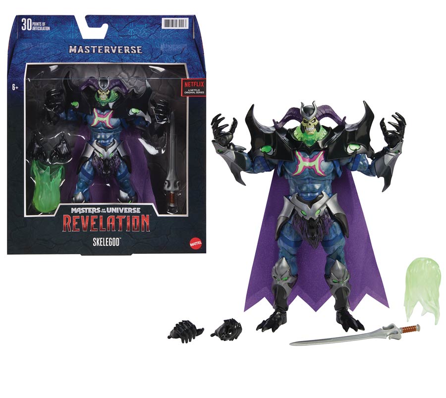 Masters Of The Universe Revelation Skelegod Oversized Action Figure Case