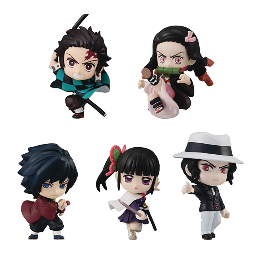 Demon Slayer Kimetsu No Yaiba Adverge Motion 3 Set Of 5 Figures