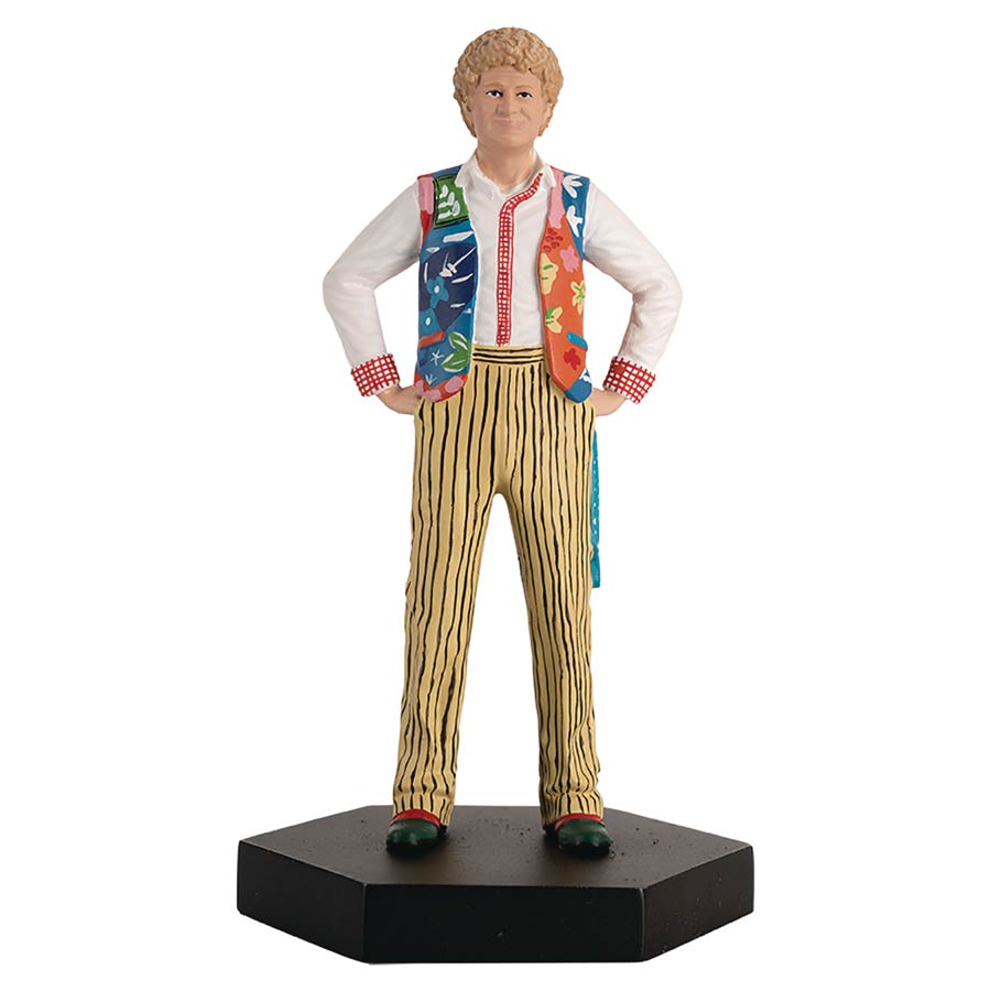 Doctor Who Figurine Collection Companion Set #14 Sixth Doctor & Peri Brown