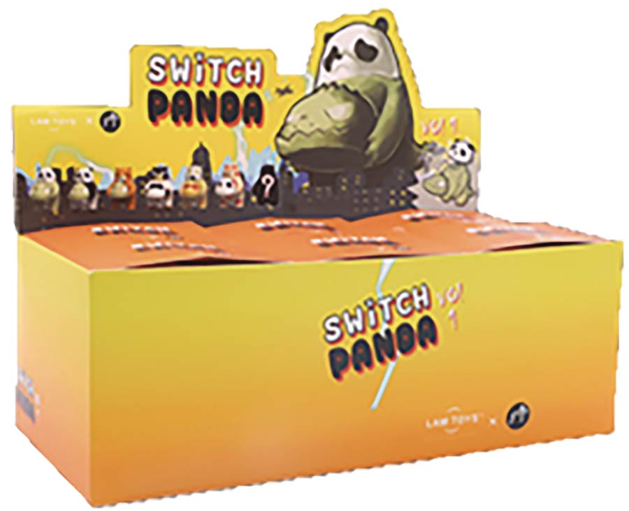 Lamtoys Switch Panda Series 1 Figure Blind Mystery Box 6-Piece Display