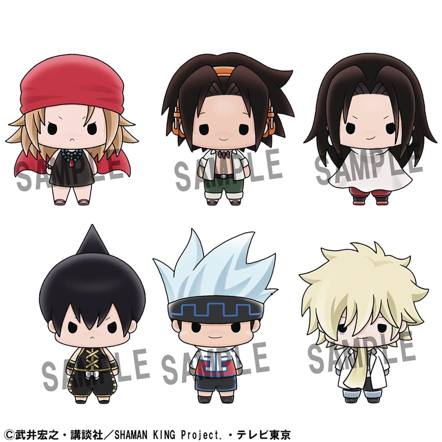 Shaman King Chokorin Mascot Figure 6-Piece Set