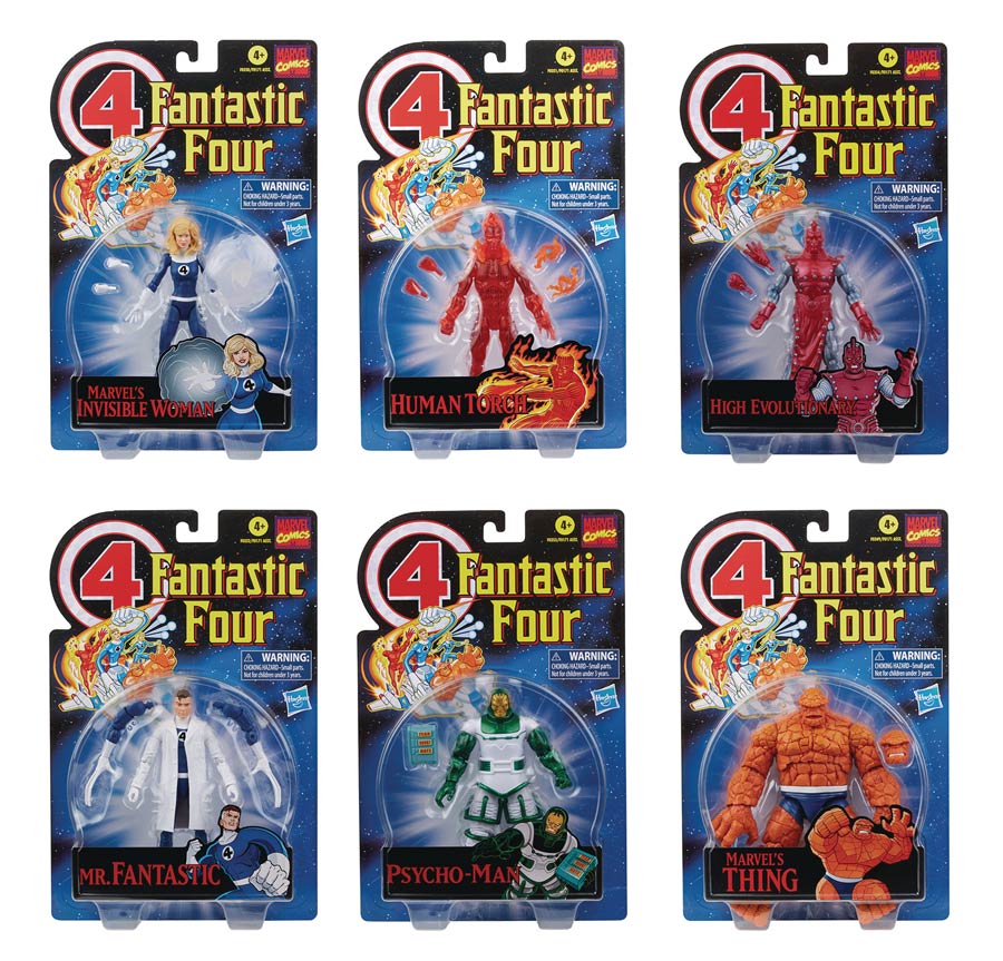 Fantastic Four Legends Vintage 6-Inch Action Figure Assortment Case