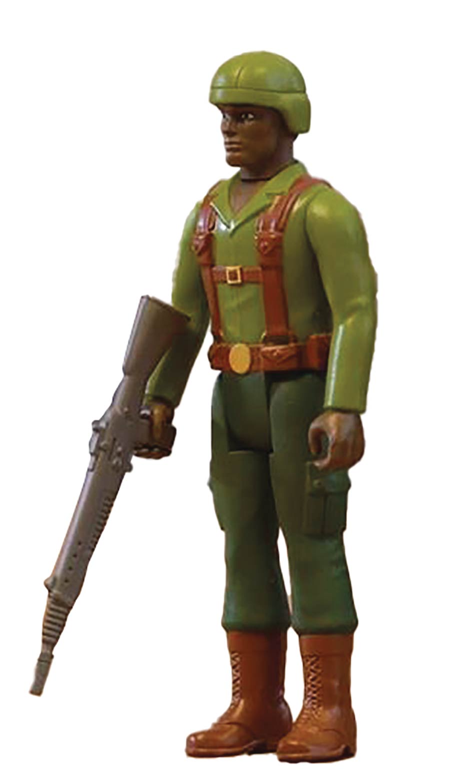 GI Joe ReAction Figure Wave 1A - Greenshirt (Dark Brown)