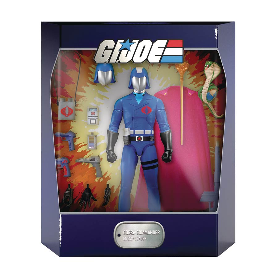 GI Joe A Real American Hero Ultimates Wave 1 Cobra Commander Action Figure