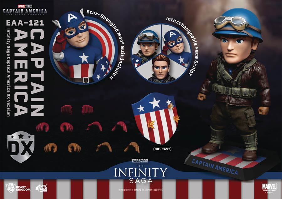 Marvel Infinity Saga EAA-121 Captain America DX Action Figure