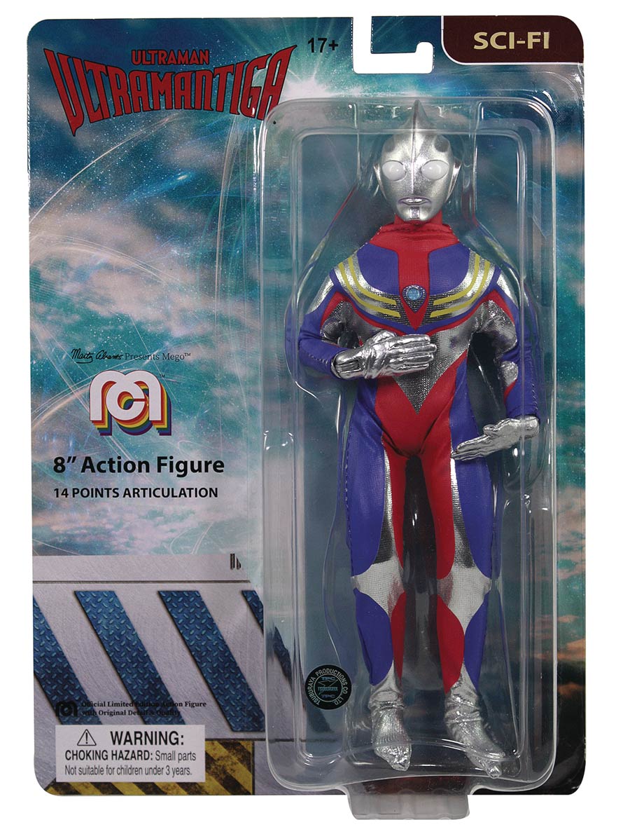 Mego Sci-Fi Ultraman Tiga 8-Inch Action Figure