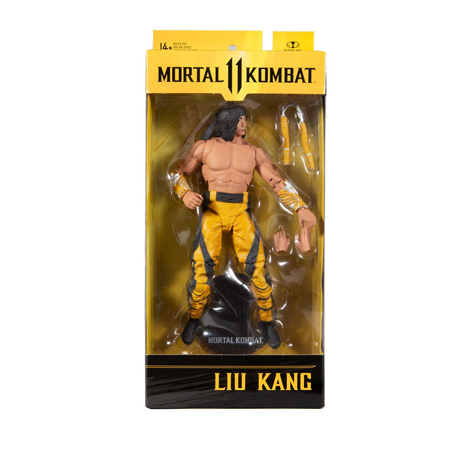 Mortal Kombat Wave 7 Liu Kang Fighting Abbot 7-Inch Scale Action Figure Case