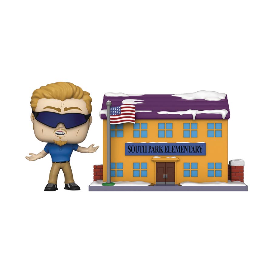POP Town South Park Elementary With PC Principal Vinyl Figure
