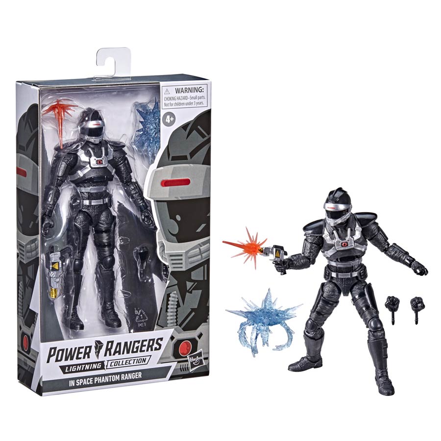 Power Rangers Lightning Series Wave 11 6-Inch Action Figure - Power Rangers In Space Phantom Ranger