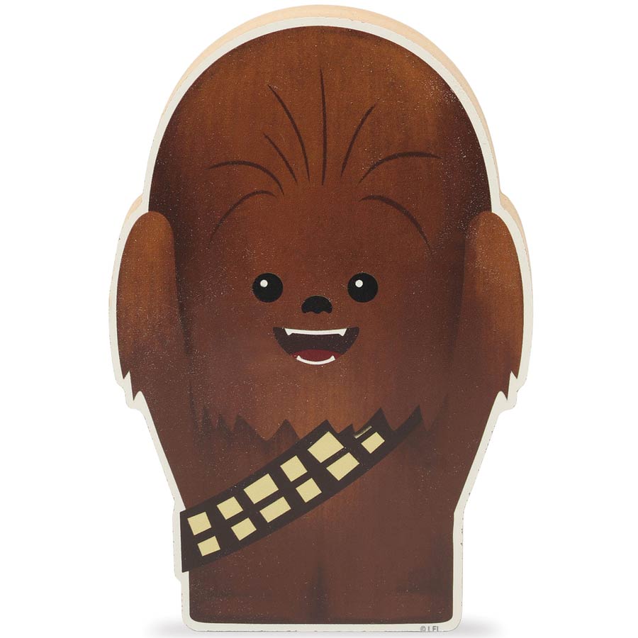 Star Wars 6-Inch Chunky Wood Art - Chewbacca
