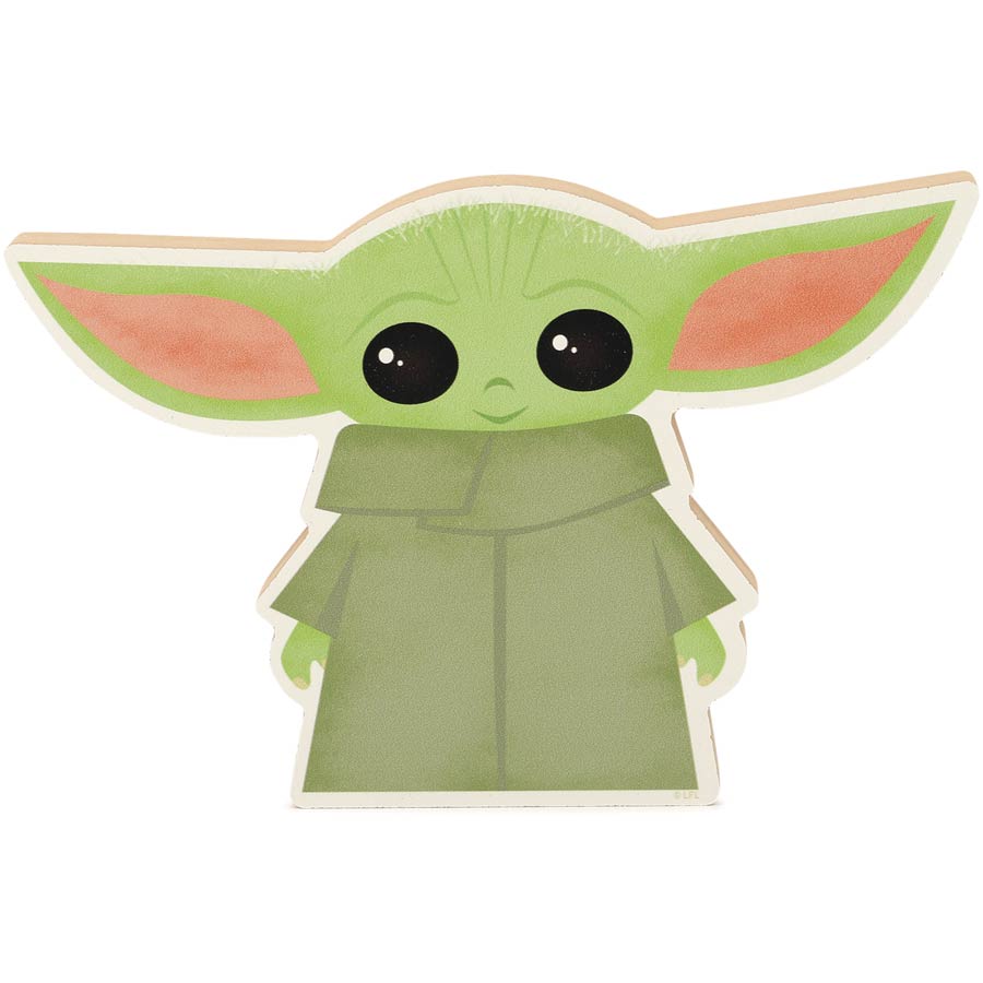 Star Wars 6-Inch Chunky Wood Art - Grogu (The Child)