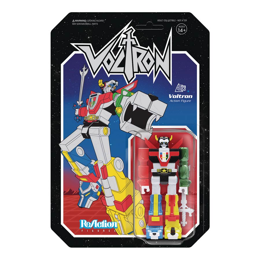 Voltron Voltron Metallic ReAction Figure