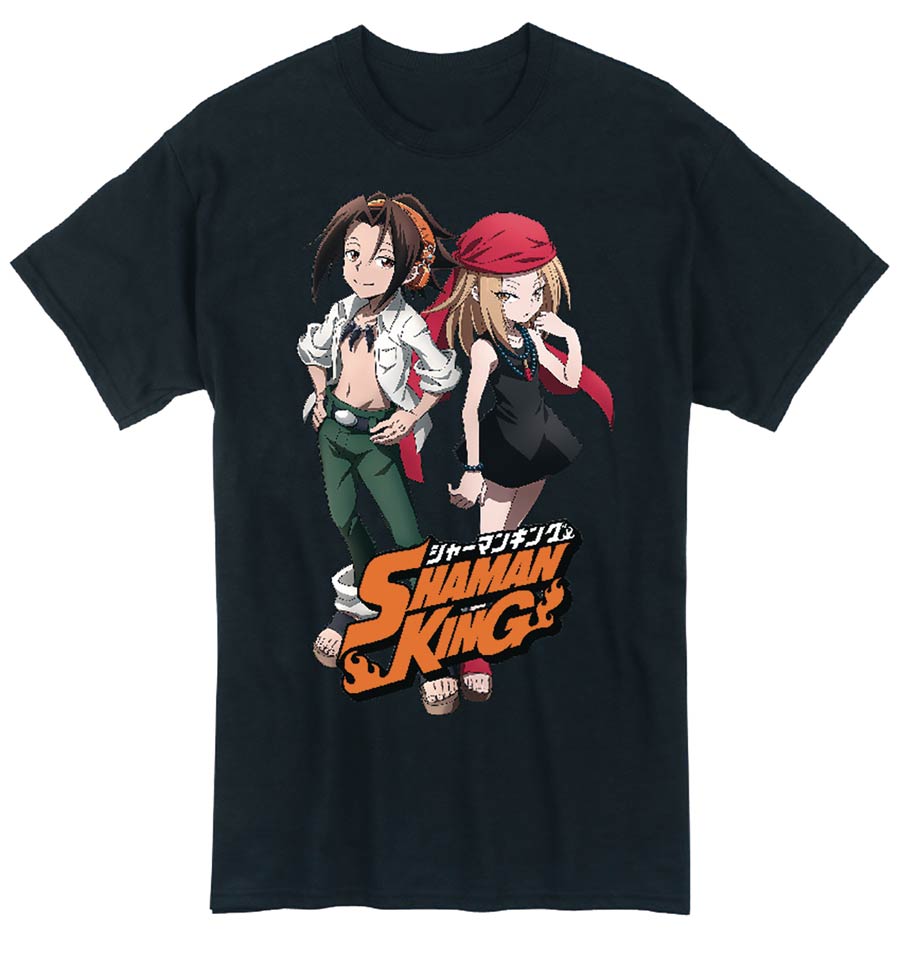 Shaman King Yoh And Anna T-Shirt Large