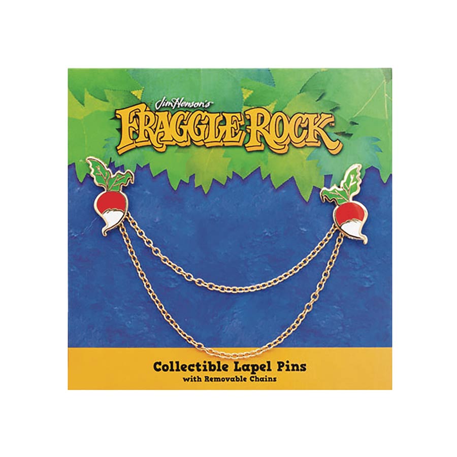 Little Shop Of Pins Fraggle Rock Radish Pin Set With Chain
