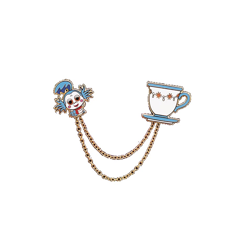 Little Shop Of Pins Labyrinth Worm & Teacup Pin Set With Chain