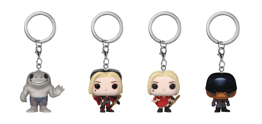 Pocket POP The Suicide Squad Figural Keychain Blind Mystery Box 12-Piece Display