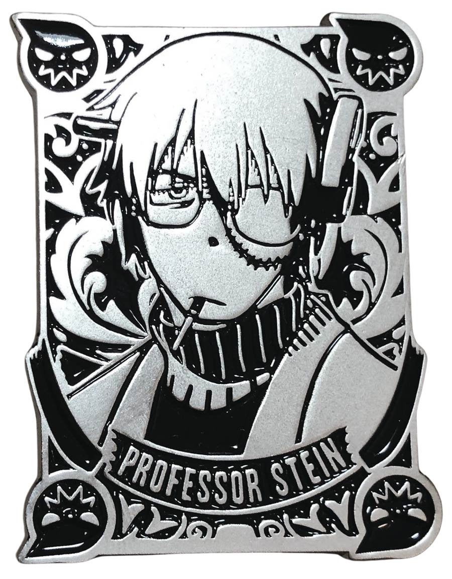 Soul Eater Black Badge Pin - Professor Stein