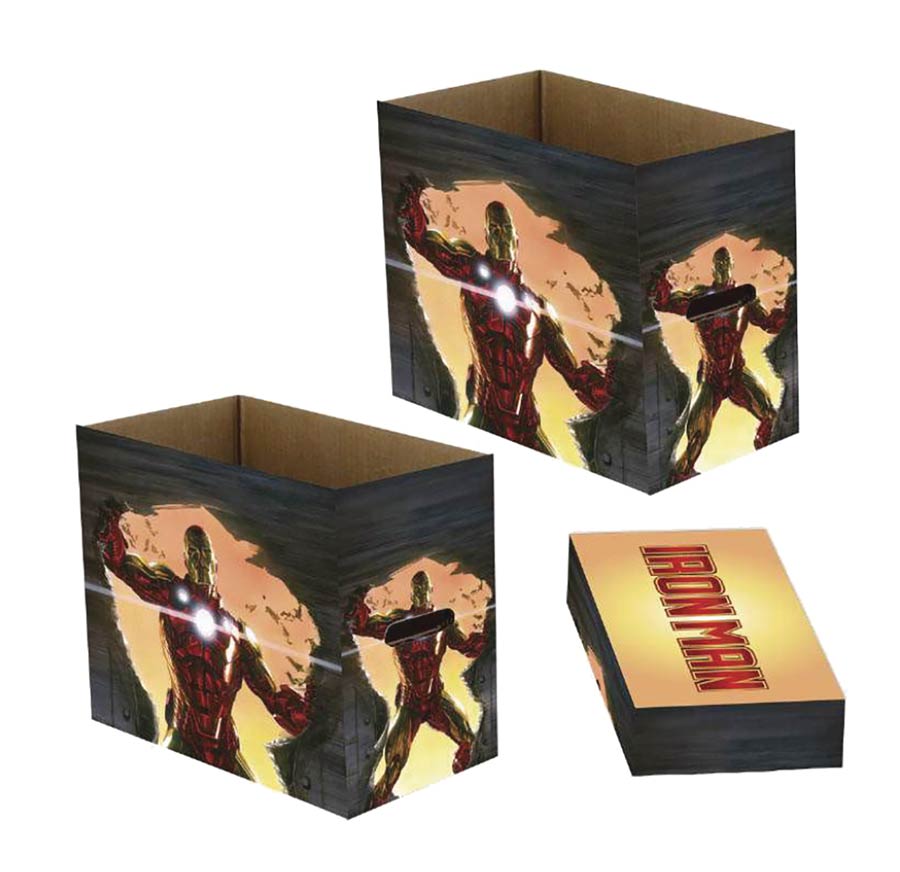 Marvel Invincible Iron Man Short Comic Storage Box (5-Pack)