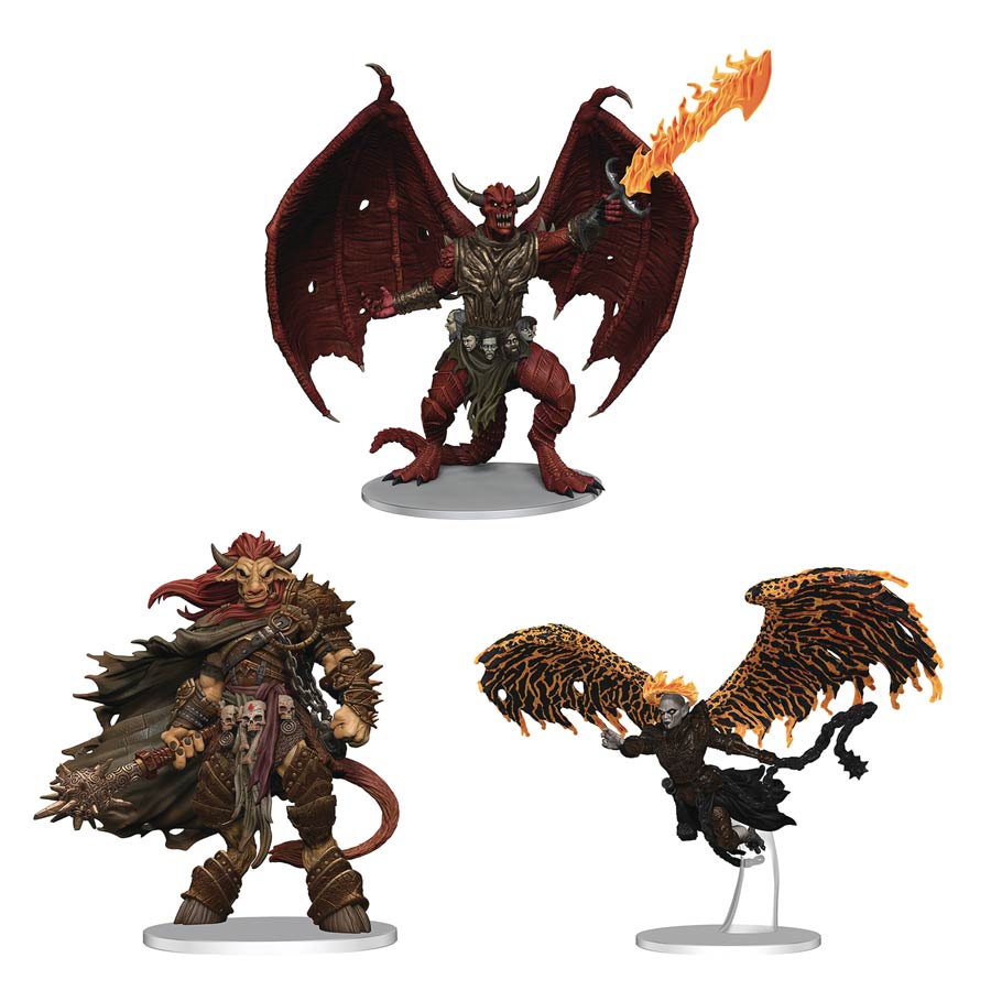 Dungeons & Dragons Icons Of The Realms Archdevils Bael Bel & Zariel Miniature