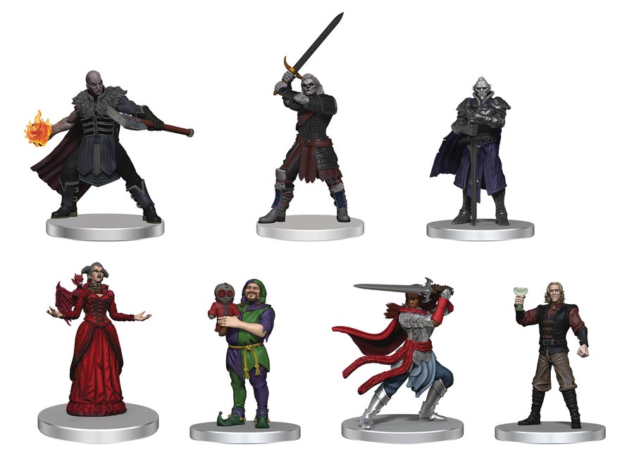 Dungeons & Dragons Icons Of The Realms Curse Of Strahd Miniature Set - Denizens Of Barovia
