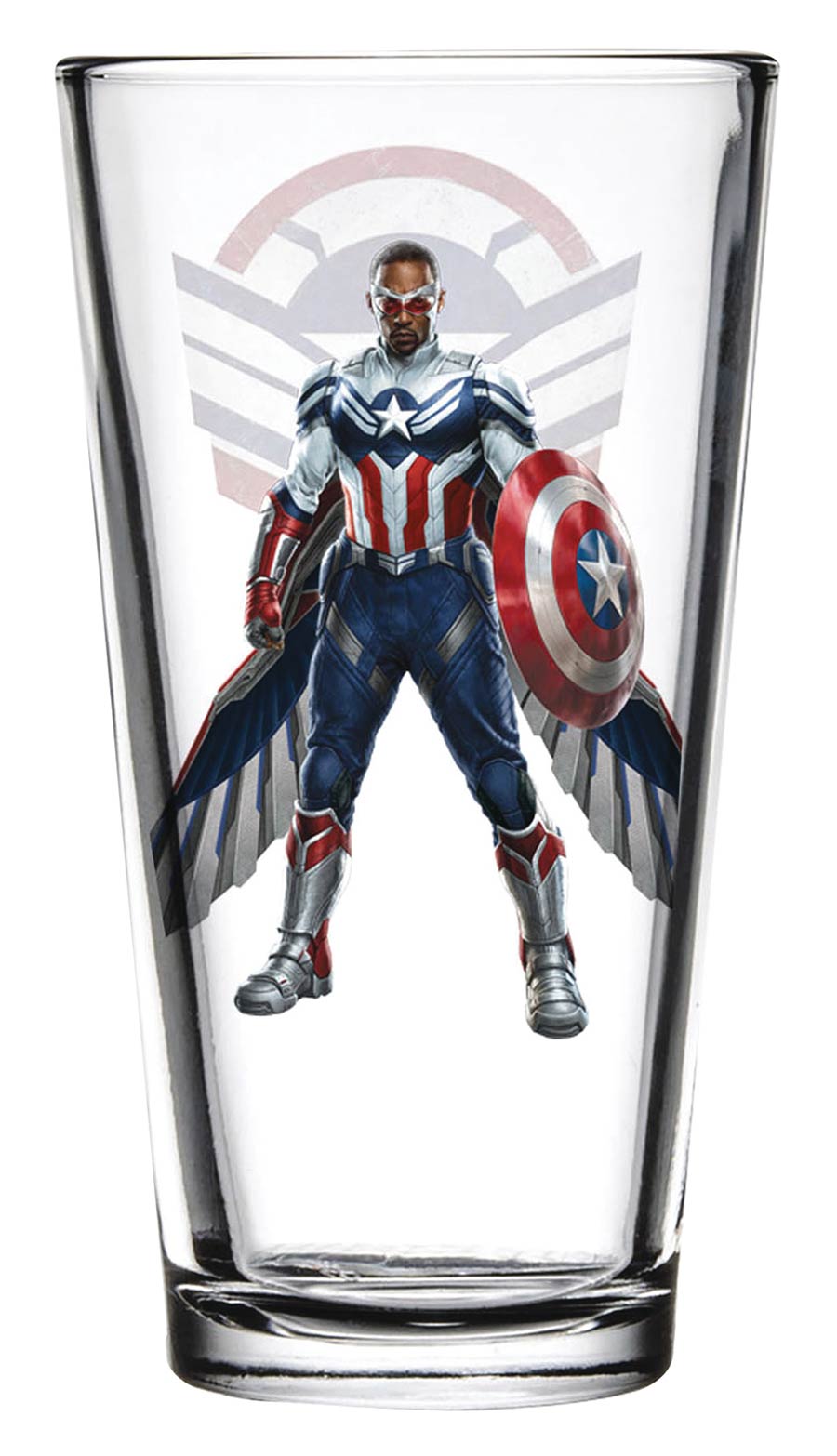 Falcon And The Winter Soldier Toon Tumbler Pint Glass - Falcon