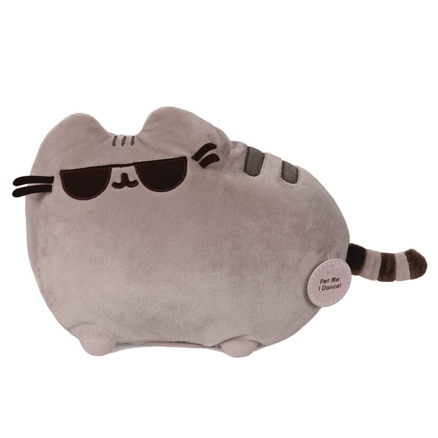 Pusheen Animated Dancing Pusheen Touch Activated 9.5-Inch Plush