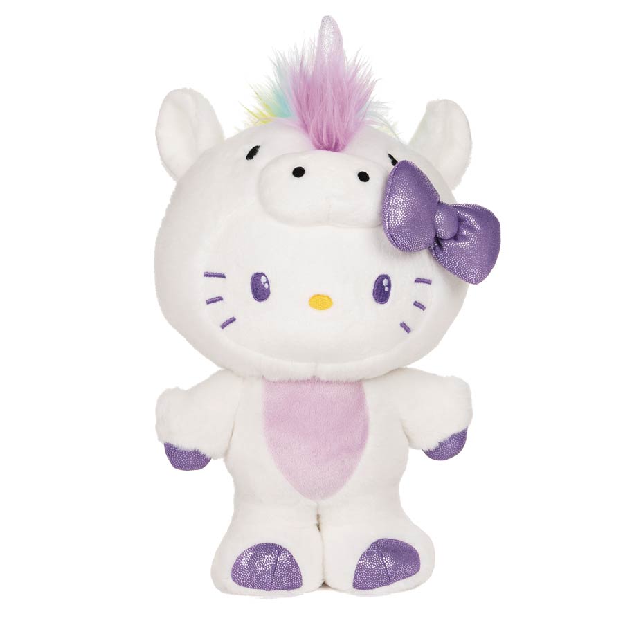 Hello Kitty Unicorn Stuffed Animal Cat 9.5-Inch Plush